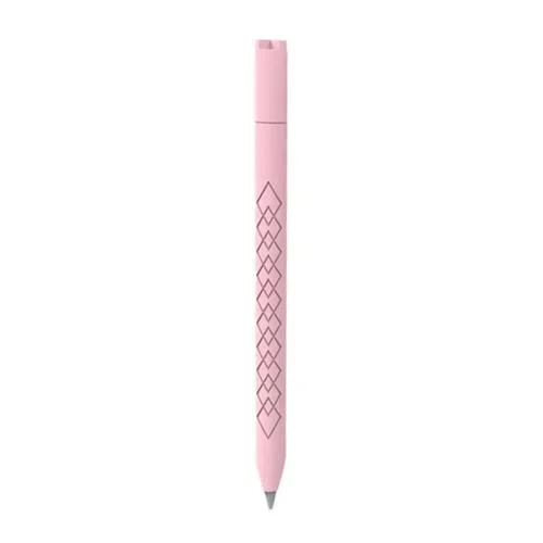 Funda Protectora para Apple Pencil Usb-C Silicona Patrón Diamante (Rosa)