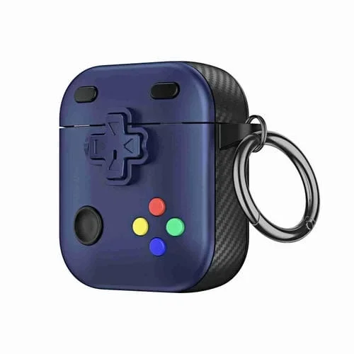 Funda Protectora Para Auriculares Inalámbricos Airpods 2/1 Consola De Juegos (Azul)