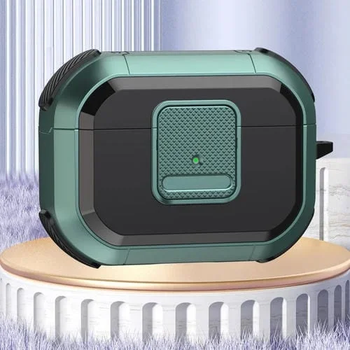 Funda Protectora para Auriculares Inalámbricos AirPods Pro (Verde Oscuro)