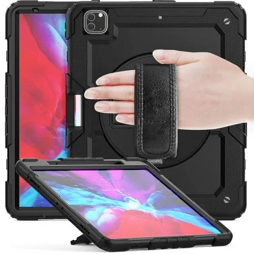 Funda Protectora para iPad Pro 13 (2024) Silicona + PC para Tableta (Negro)