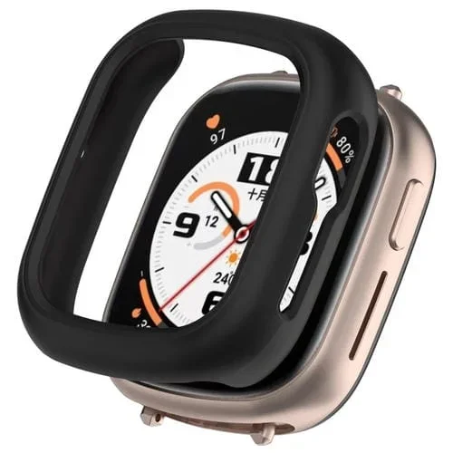 Funda Protectora PC Media Cobertura para Honor Watch 4 (Negro)