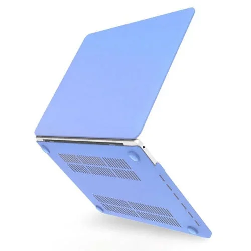 Funda Protectora Plástico MacBook Retina 13 A1425 y A1502 Estilo Crema Hueco (Azul Tranquilo)