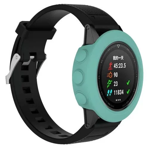 Funda Protectora Silicona Garmin Fenix 5 Reloj Inteligente (Menta Verde)