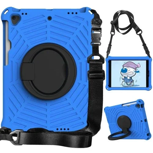Funda Protectora Silicona Spider King para iPad 10.2 2021/2020/2019 (Azul)