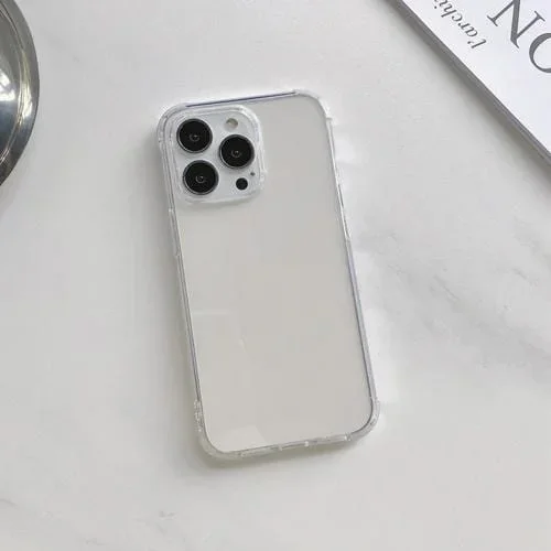 Funda Protectora TPU a Prueba de Golpes con Cubierta de Sonido para iPhone 13 Mini (Transparente)
