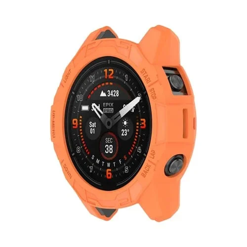 Funda Protectora TPU Enkay Hat-Prince para Garmin Epix Pro 51 Mm y Fenix 7X / 7X Pro (Naranja)
