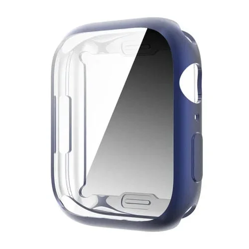 Funda Protectora TPU para Apple Watch Serie 7 41mm a Prueba de Choques (Azul Marino)