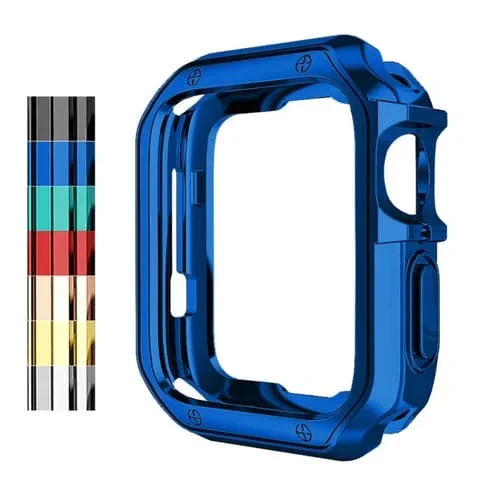 Funda Protectora TPU para Apple Watch Series 1-7 y SE 38/40/41mm (Azul Midnight)