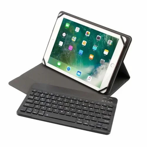 Funda Protectora Universal Th10-C para Teclado Bluetooth 9,7-10 Pulgadas para Android Apple Windows (Negro)