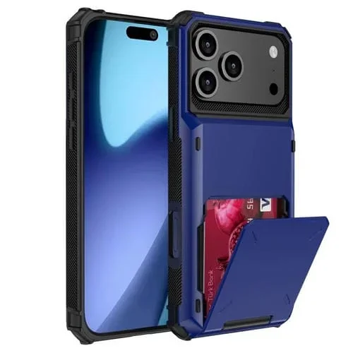 Funda resistente a arañazos y golpes para iPhone 17 Pro Max (azul)