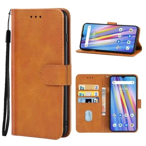 Funda Telefónica de Cuero para Umidigi A11S (Brown)