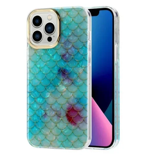 Funda Telefónica de Galvanoplastia Escalas de Pescado para iPhone 11 Pro