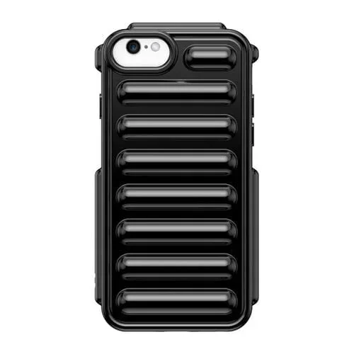 Funda TPU Capsule Series para iPhone 6S Color Caramelo (Negra)