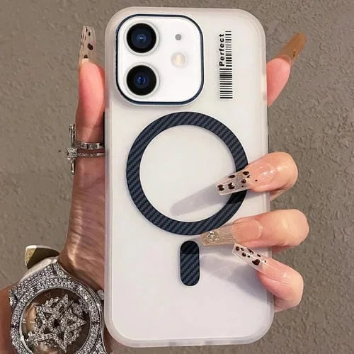 Funda TPU con Sensación de Piel de Cristal Magsafe para iPhone 11 (Azul Cobalto)