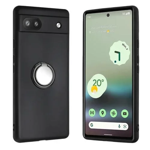 Funda TPU con Soporte de Anillo para Google Pixel 7A (Negra)