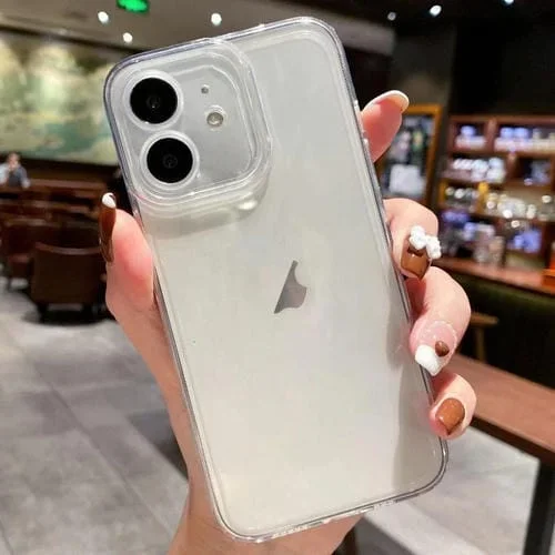 Funda TPU iPhone 12 Mini Borde Recto Diseño Ojo de Ángel (Transparente)