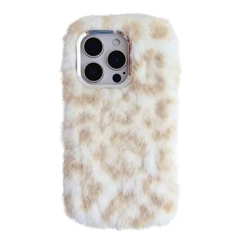 Funda TPU iPhone 16 Pro Max Estampado Leopardo (Amarillo Claro)