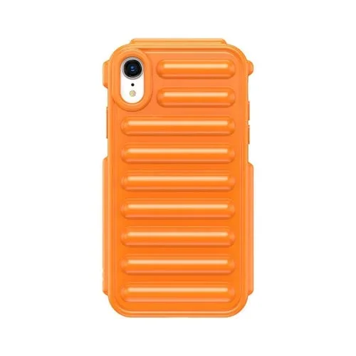 Funda TPU iPhone Xr Capsule Series Protección Caramelo (Naranja)