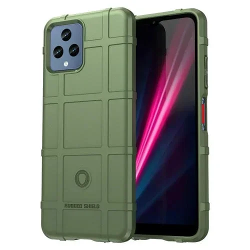 Funda TPU para T-Mobile Revvl 6X a Prueba de Golpes Cobertura Total (Verde)