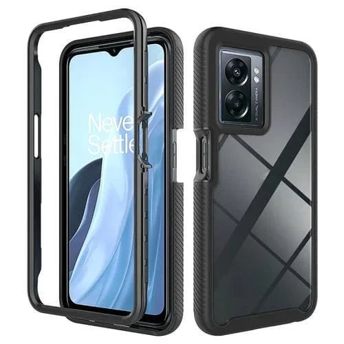 Funda TPU Transparente a Prueba de Golpes con Diseño Cielo Estrellado para OnePlus Nord N300 (Negro)