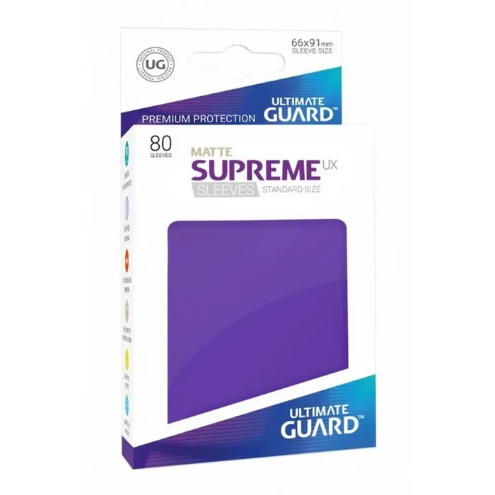 Fundas de cartas ultimate guard supreme ux tamaño estándar violeta mate (80)