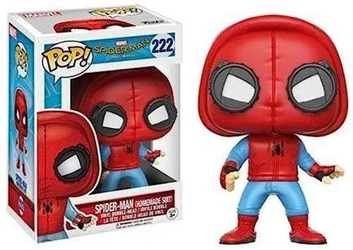 Funko – Spider-Man (Homemade Suit) Figura de Vinilo, colección de Pop, seria Spider-Man Homecoming (13315)