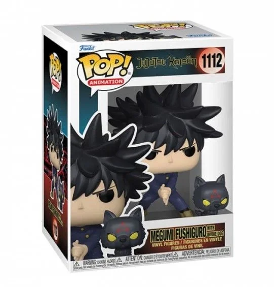 Funko Pop! & Buddy: Jujutsu Kaisen – Megumi Fushiguro with Dogs – Figura de Vinilo Coleccionable – Idea de Regalo- Mercancia Oficial – Juguetes para Niños y Adultos – Anime Fans