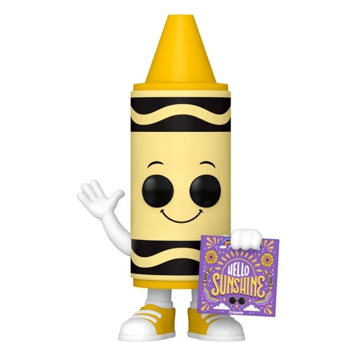 Funko Pop! Ad Icon: Crayola – Yellow Crayon – Sunshine Crayon – (Kindness) – Figura de Vinilo Coleccionable – Idea de Regalo- Mercancia Oficial – Juguetes para Niños y Adultos – Ad Icons Fans