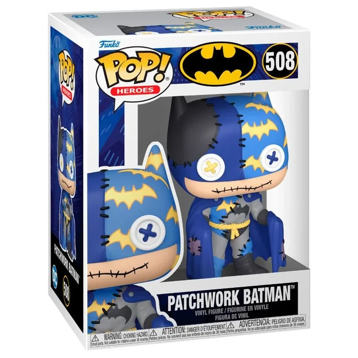 Funko Pop! Animation: ​Patchwork – Batman​ – DC Comics – Figura de Vinilo Coleccionable – Idea de Regalo- Mercancia Oficial – Juguetes para Niños y Adultos – Comic Books Fans