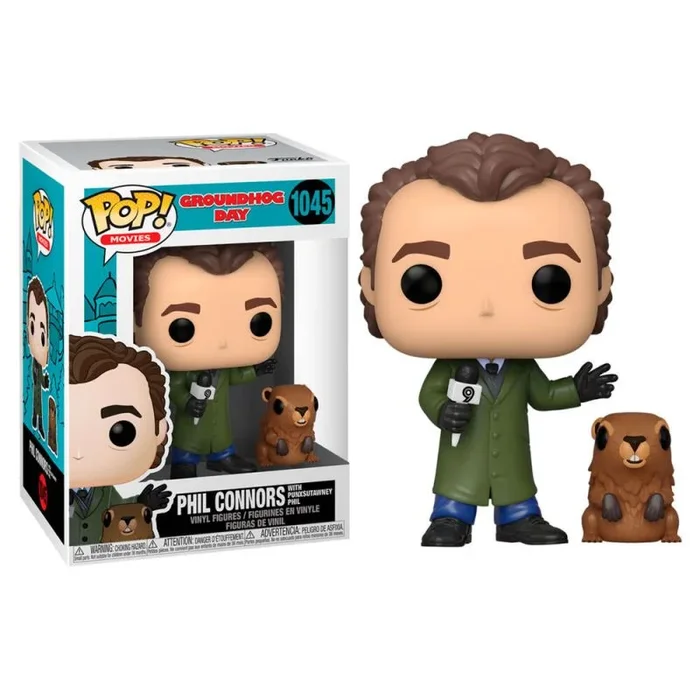 Funko pop cine el dia de la marmota phil con marmota