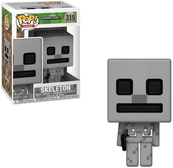 Funko Pop! Games Minecraft Skeleton – Figura de Vinilo Coleccionable – Idea de Regalo- Mercancia Oficial – Juguetes para Niños y Adultos – Video Games Fans – Muñeco para Coleccionistas y Exposición