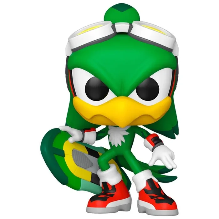 Funko Pop! Games: Sonic – Jet The Hawk with Board – Sonic The Hedgehog – Figura de Vinilo Coleccionable – Idea de Regalo – Mercancia Oficial – Juguetes para Niños y Adultos – Video Games Fans