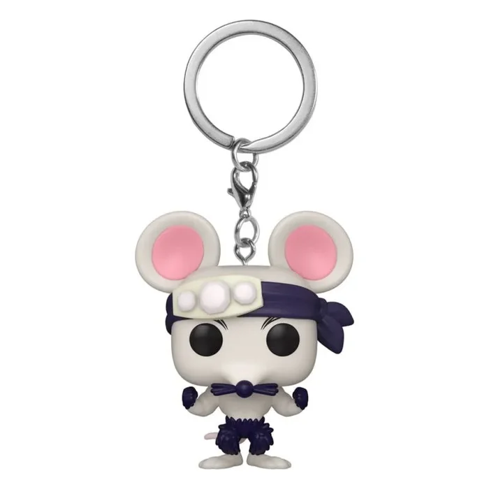 Funko Pop! Keychain: Demon Slayer – Muscle Mouse – Guardianes de la Noche – Minifigura de Vinilo Coleccionable Llavero Original – Relleno de Calcetines – Idea de Regalo – Mercancia Oficial