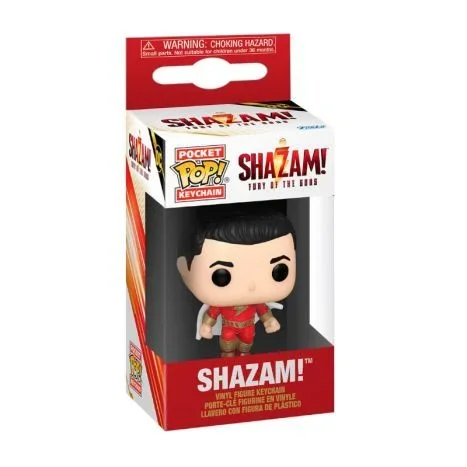 Funko Pop! Keychain: Shazam 2 – Minifigura de Vinilo Coleccionable Llavero Original – Relleno de Calcetines – Idea de Regalo- Mercancia Oficial – Movies Fans – Minifigura