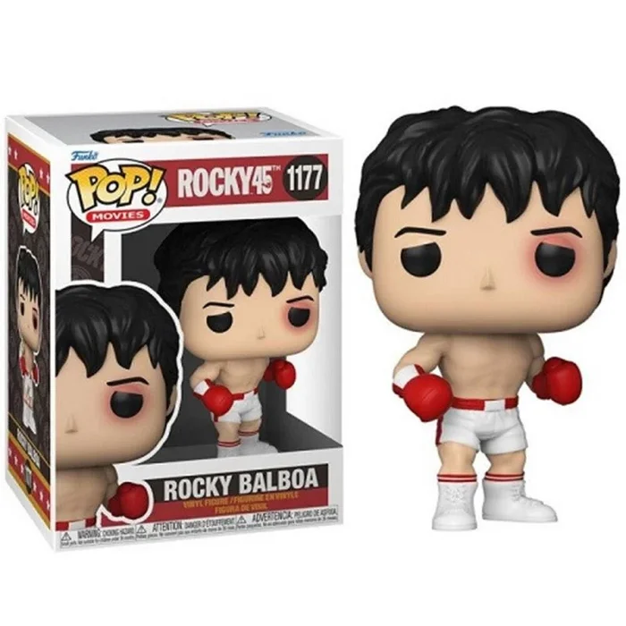 Funko POP! Movies: Rocky 45th – Rocky Balboa – Figuras Miniaturas Coleccionables Para Exhibición – Idea De Regalo – Mercancía Oficial – Juguetes Para Niños Y Adultos – Fans De Movies