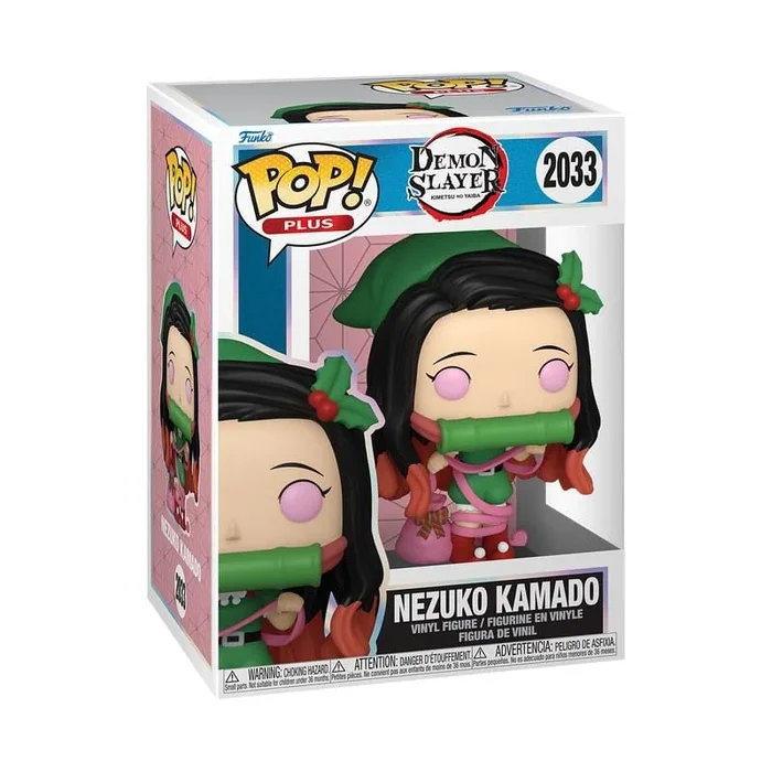 Funko Pop! Plus: Demon Slayer – Nezuko Kamado (Holidays) – Guardianes de la Noche – Figura de Vinilo Coleccionable – Idea de Regalo – Mercancia Oficial