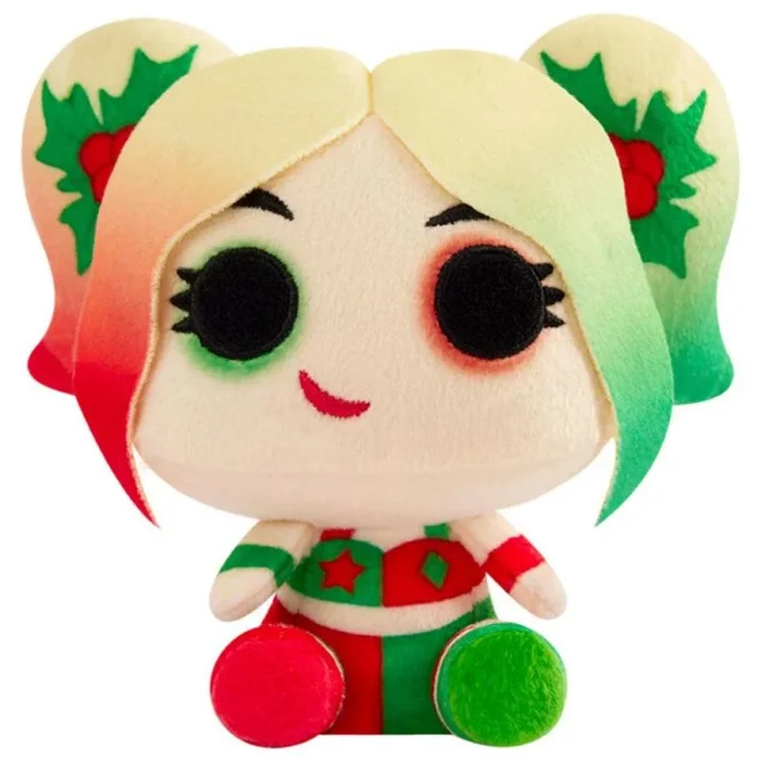 Funko Pop! Plush: DC Holiday – 4″ Harley Quinn – DC Comics – Juguete Suave – Idea De Regalo De Cumpleaños – Mercancía Oficial – Relleno Peluche para Niños Y Adultos – Ideal para Fans De Comic Books