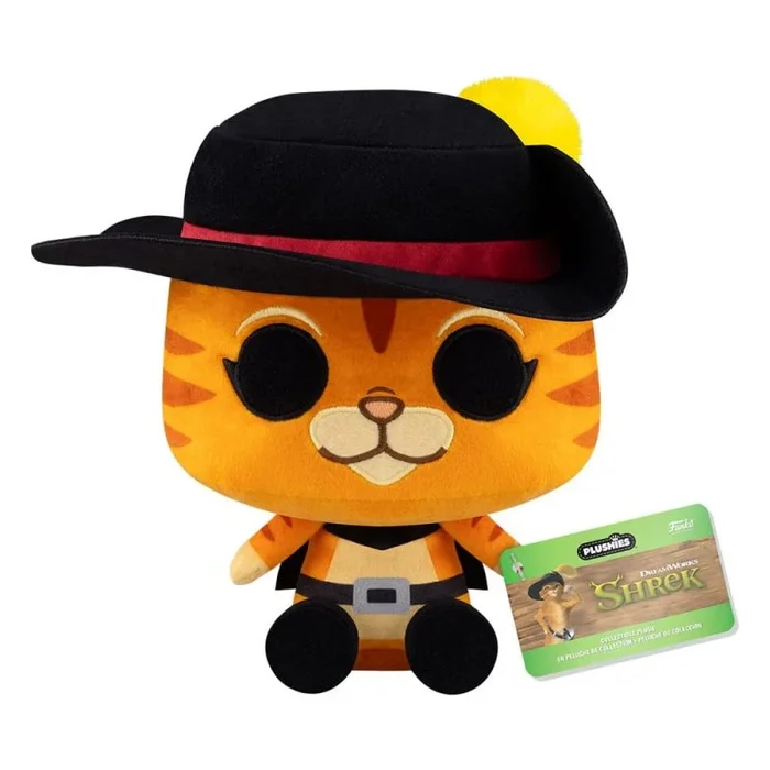 Funko Pop! Plush: Shrek – Puss In Boots In Boots – () Peluche Coleccionable – Idea de Regalo de Cumpleaños- Mercancia Oficial Muñeco para Niños y Adultos – Ideal para Movies FansNovias y Novios