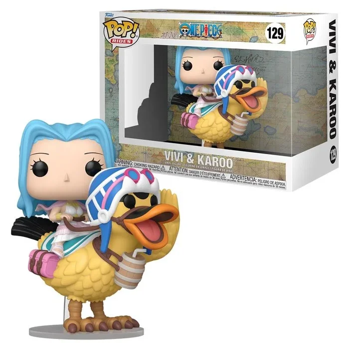 Funko Pop! Ride: OP – VIVI & Karoo – One Piece- Figura de Vinilo Coleccionable – Idea de Regalo – Mercancia Oficial – Juguetes para Niños y Adultos – Anime Fans – Muñeco para Coleccionistas