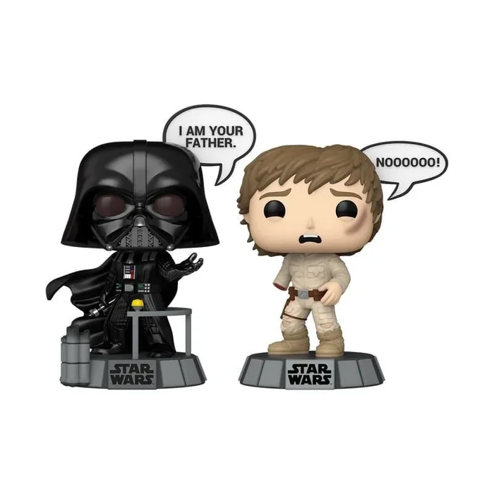 Funko Pop! Star Wars: Sayings – Darth Vader & Luke 2PK- Figura de Vinilo Coleccionable – Idea de Regalo – Mercancia Oficial – Juguetes para Niños y Adultos – Movies Fans