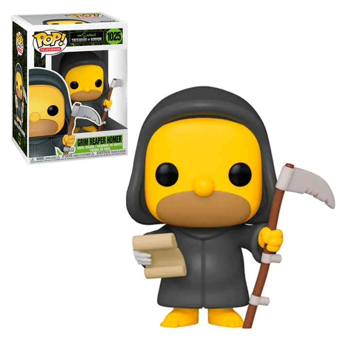 Funko pop the simpsons casa del arbol de los horrores homer muerte con guadaña 50137