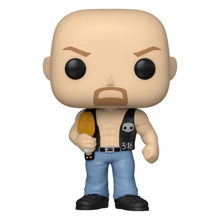 Funko Pop! WWE: SC Stone Cold Steve Austin Austin with Belt – Figura de Vinilo Coleccionable – Idea de Regalo- Mercancia Oficial – Juguetes para Niños y Adultos – Sports Fans