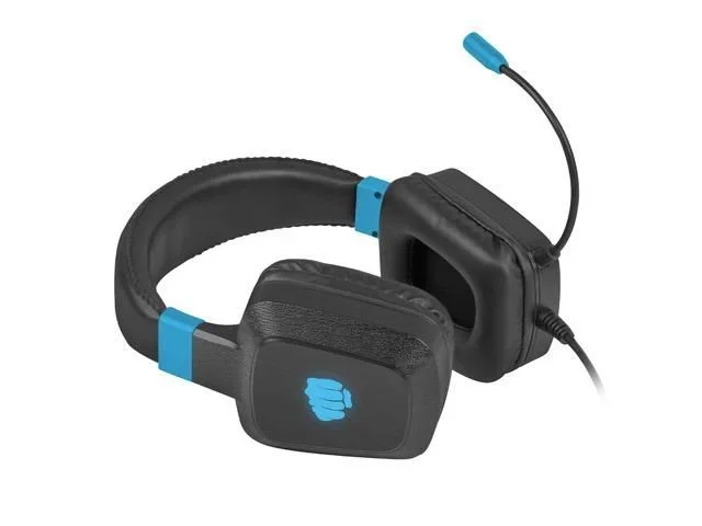 FURY NFU-1584 auricular y casco Auriculares Alámbrico Diadema Juego Negro, Azul