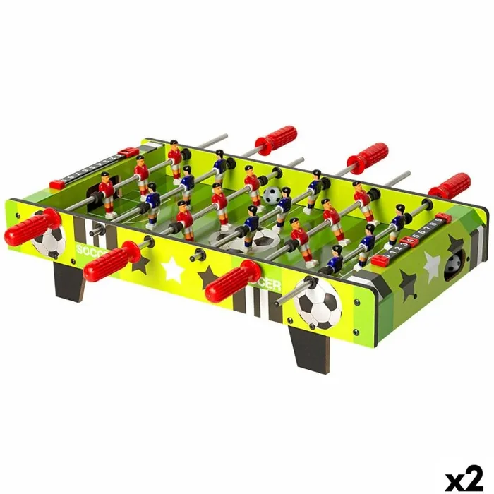 Futbolín colorbaby 60 x 14 x 32 cm (2 unidades)