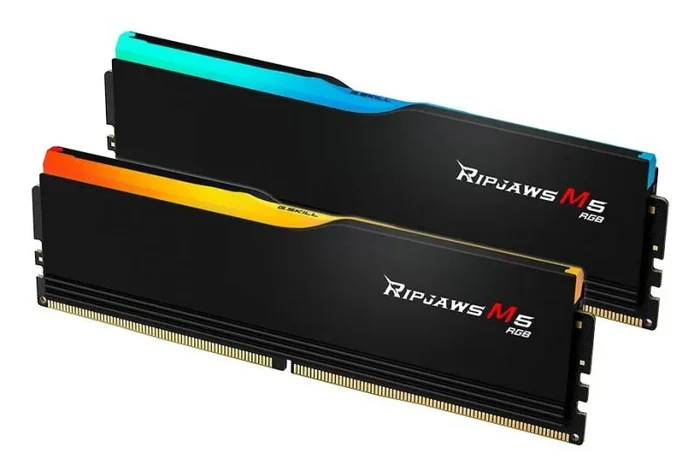 G.Skill Ripjaws M5 RGB (Intel XMP) 32GB (2 x 16GB) DDR5 6000 MHz CL36-36-36-96 1.35V Memoria RAM de escritorio – F5-6000J3636F16GX2-RM5RK – Negro