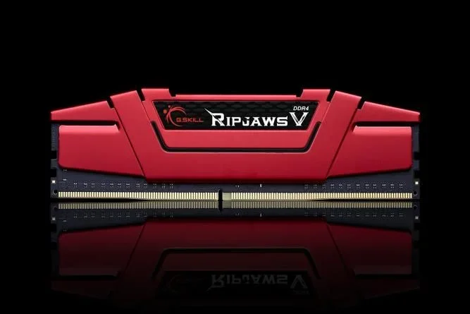 G.Skill Ripjaws V F4-3600C19D-16GVRB módulo de – Memoria (16 GB, 2 x 8 GB, DDR4, 3600 MHz, 288-pin DIMM, Rojo)