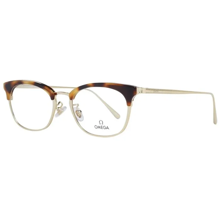 Gafas graduadas Omega OM 5009 -H 052 Shiny Pale Gold, Dark Havana