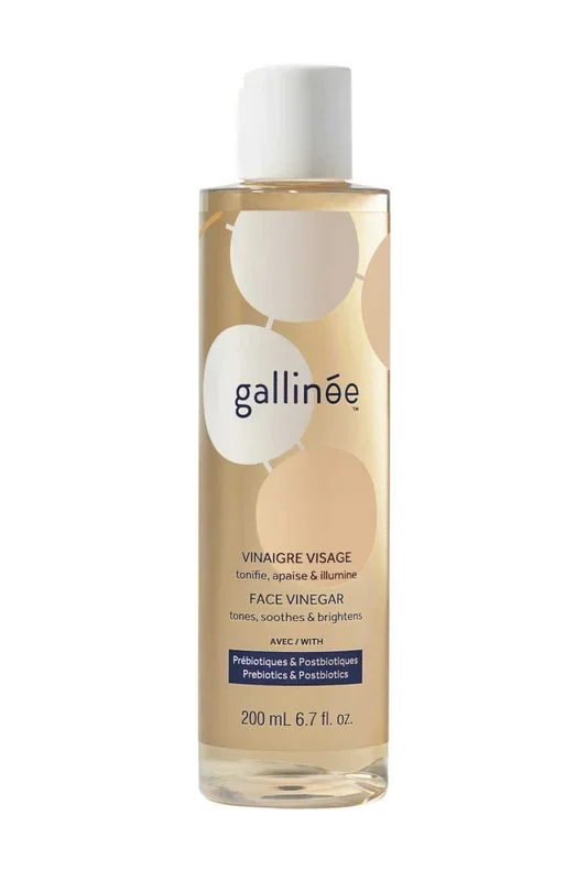 Gallinee, microbiome skincare, prebiotics & postbiotics, tones/soothes & brightens, day & night, lotion, for face, 200 ml *tester