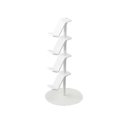 Gamepad Storage Rack Desktop Headphone Hack de Almacenamiento, Color: 4 Pisos Blanco