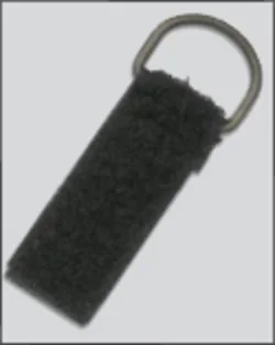 Gancho Porta Tarjetas Albainox, Material De Velcro, Color Negro, 09660